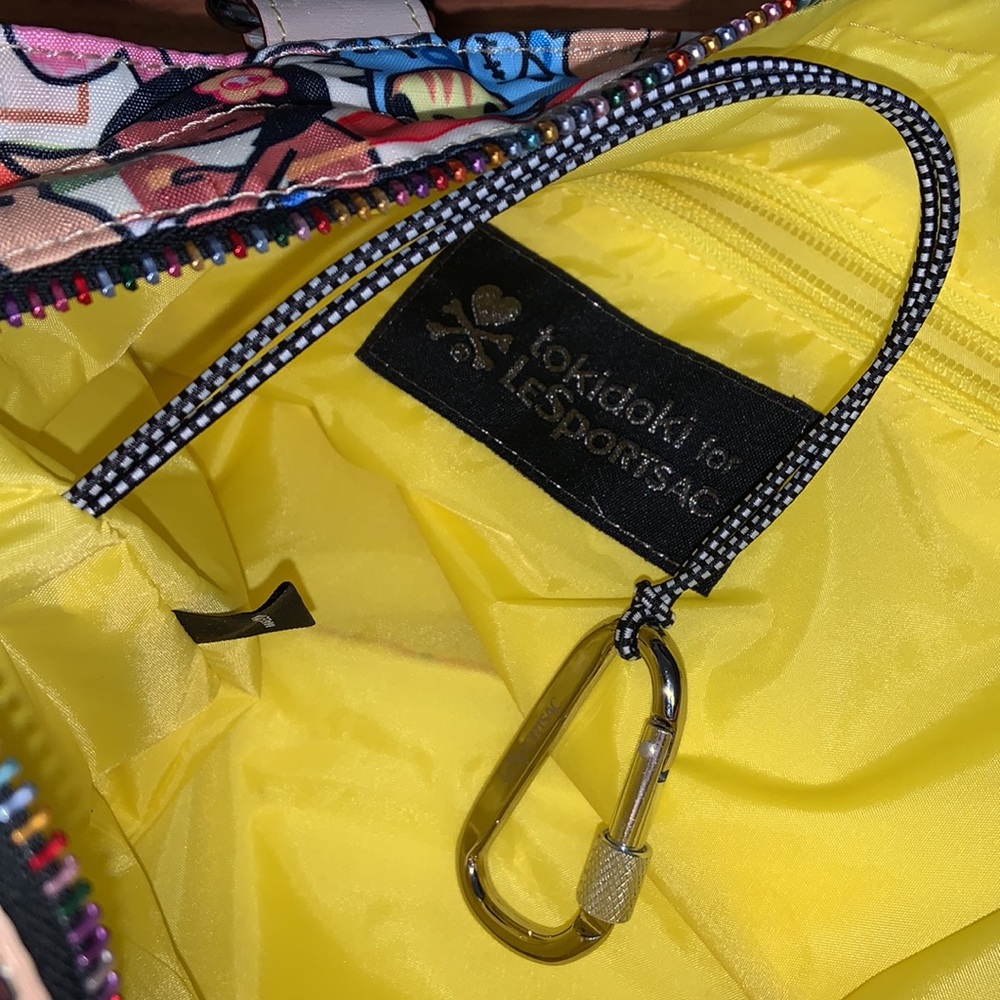 NWOT tokidoki x LeSportSac Mamma Mia Spiaggia Nylon Bag - Picture 9 of 11